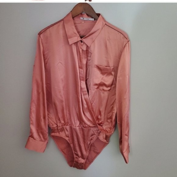 T Alexander Wang Silk Bodysuit - Picture 1 of 5